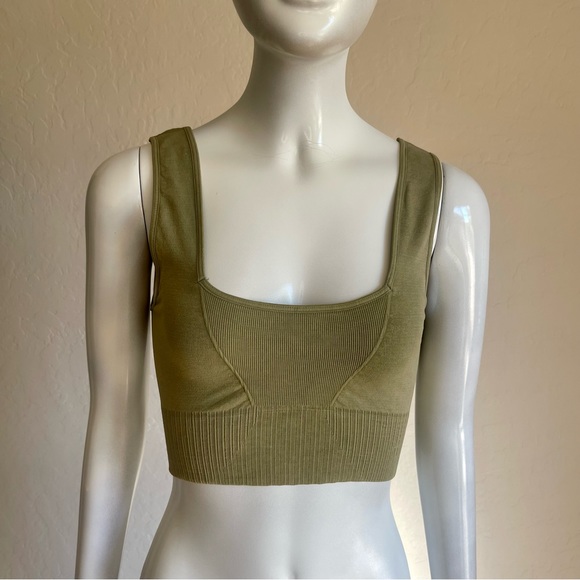 NWOT Free People square neck crop top - Picture 3 of 6